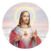 DAROUND 109 PK Sacred Heart Clouds Pink